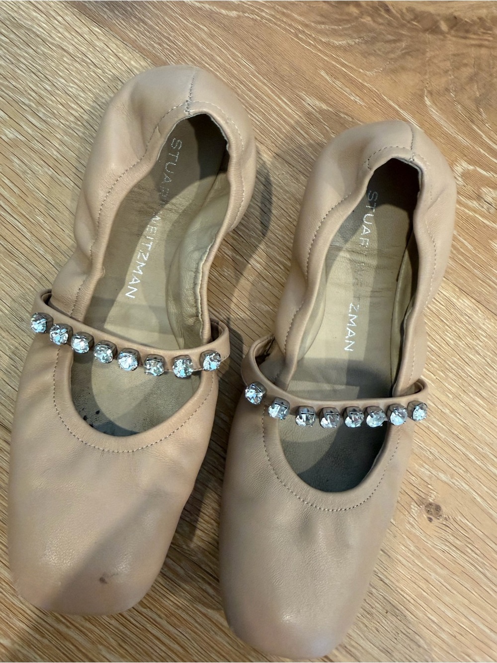 Stuart Weitzman • Goldie Nude Heels - Picture 7 of 13